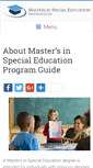 Mobile Screenshot of masters-in-special-education.com